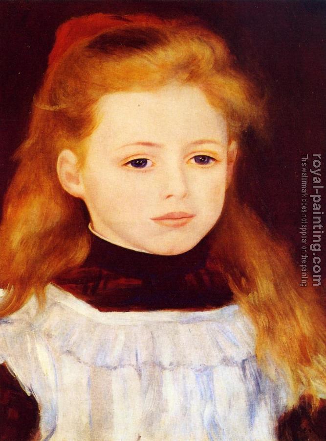 Pierre Auguste Renoir : Little Girl in a White Apron, Lucie Berard